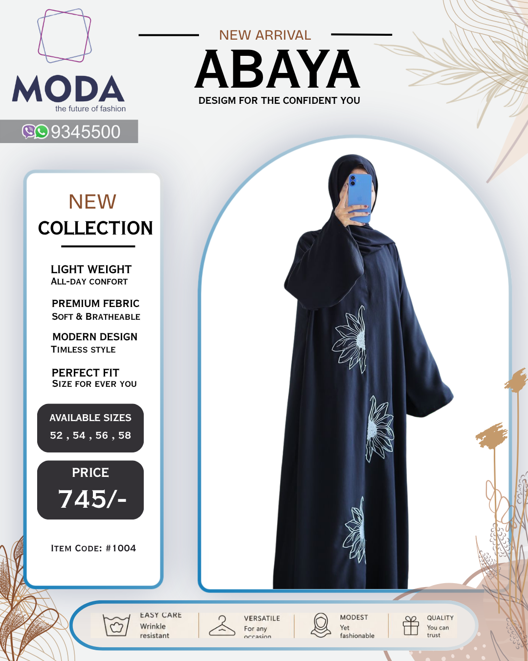 Abaya Dress #1004
