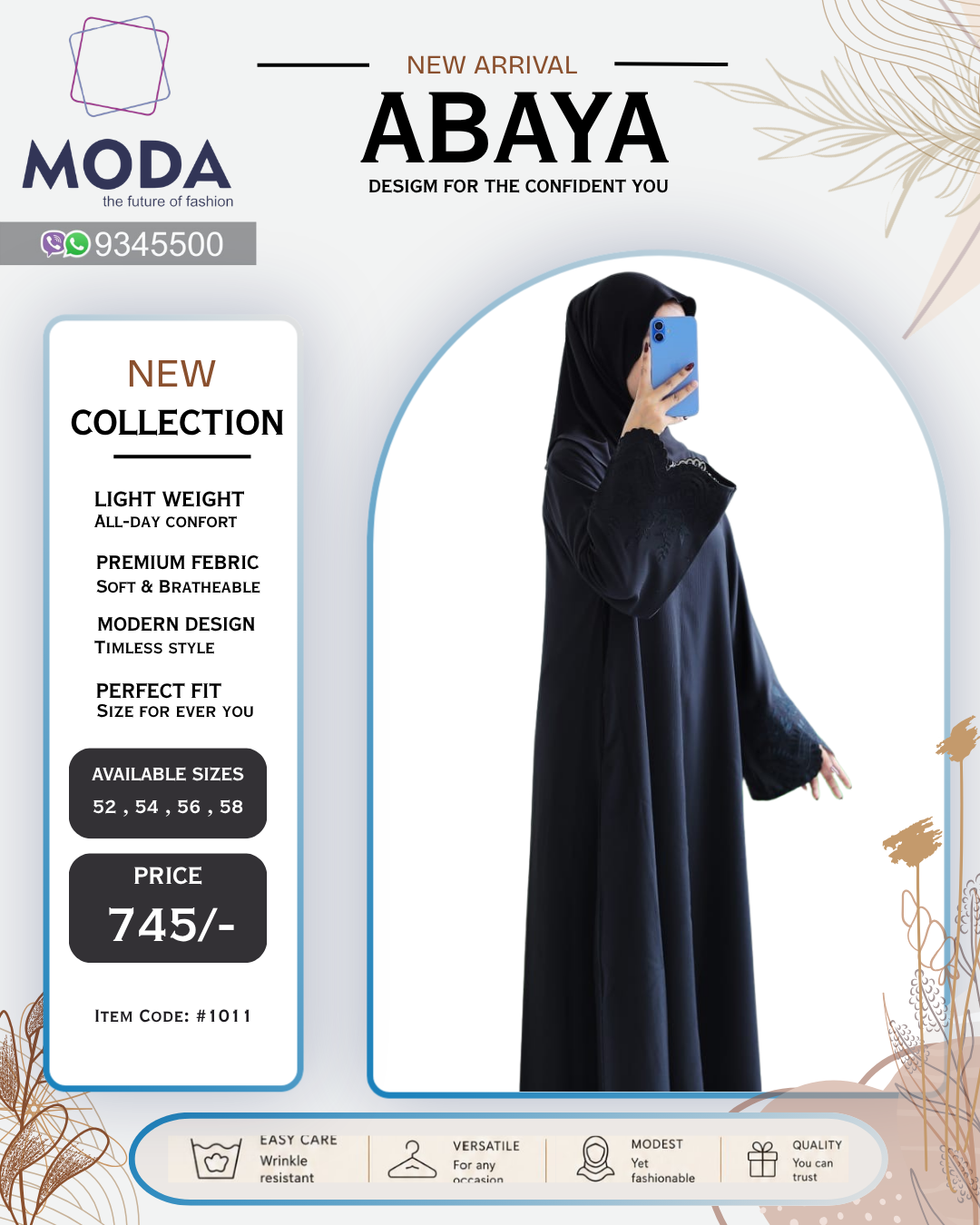 Abaya Dress #1011