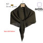 Pleated Plain Square Scarf 2.5 Muh, (100cm)