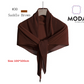 Pleated Plain Square Scarf 2.5 Muh, (100cm)