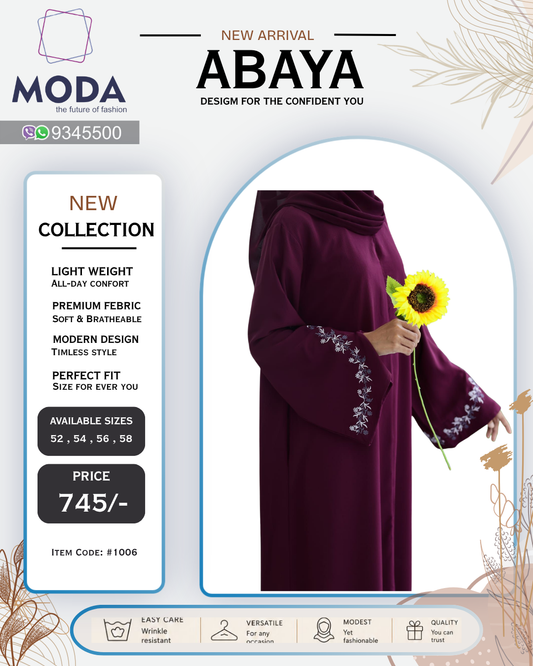 Abaya Dress #1006