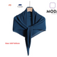 Pleated Plain Square Scarf 2.5 Muh, (100cm)